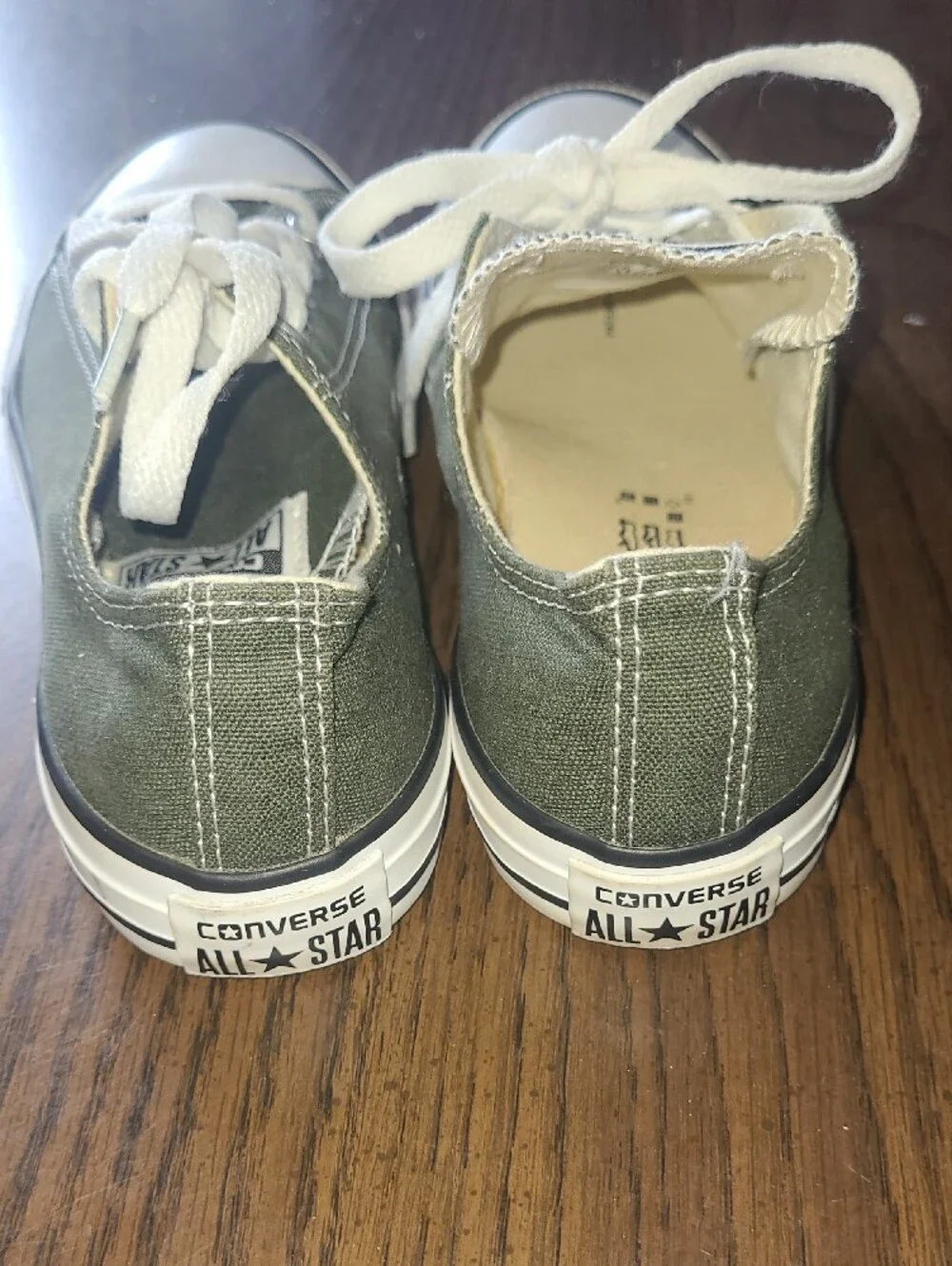 Converse Kids Chuck Taylor All Star Low Top Sneakers in Olive Green Size 3